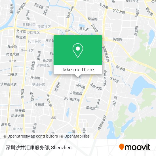 深圳沙井汇康服务部 map