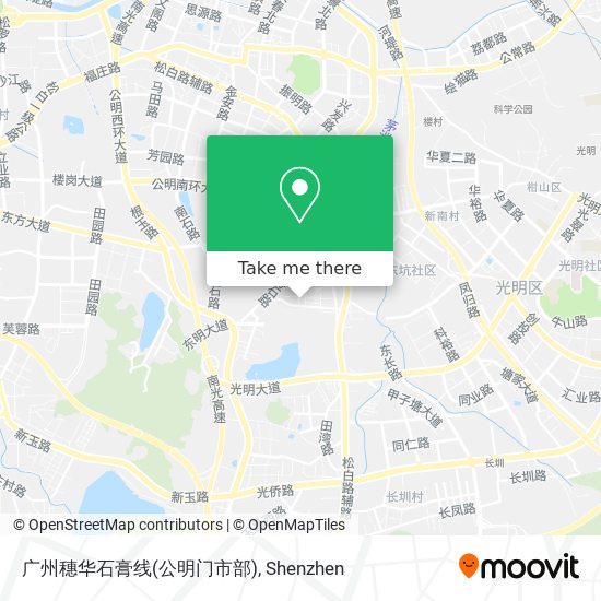 广州穗华石膏线(公明门市部) map