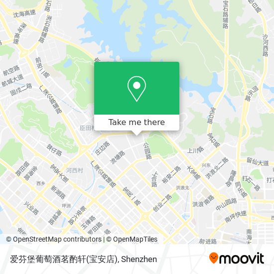 爱芬堡葡萄酒茗酌轩(宝安店) map