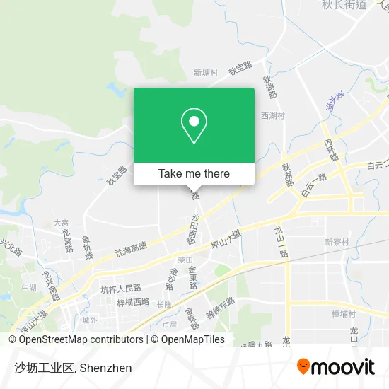 沙坜工业区 map