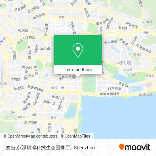 麦当劳(深圳湾科技生态园餐厅) map