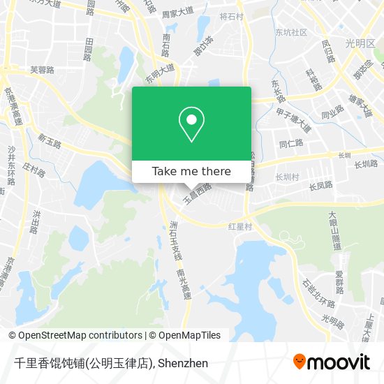 千里香馄饨铺(公明玉律店) map