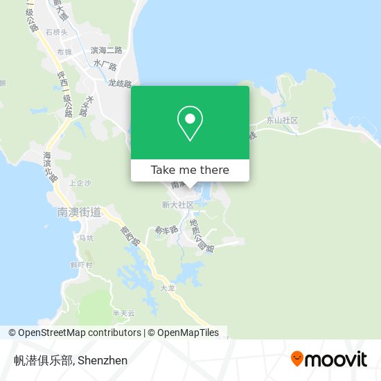 帆潜俱乐部 map