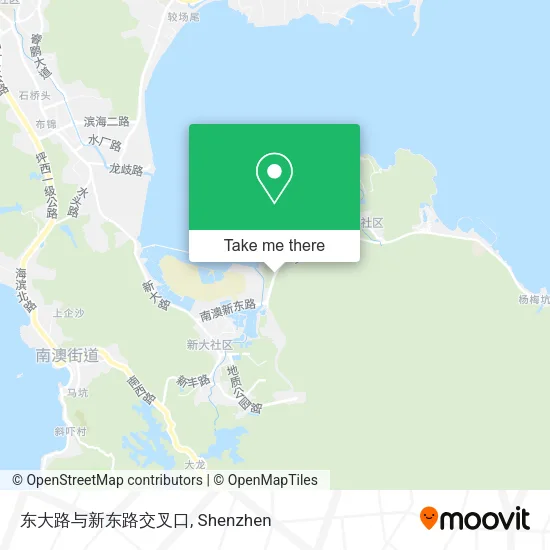 东大路与新东路交叉口 map