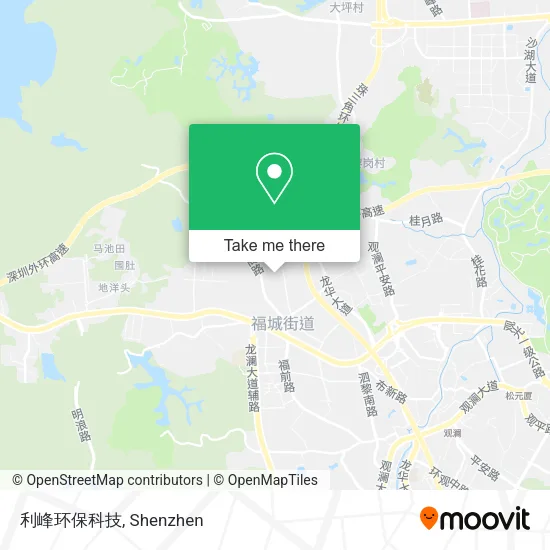 利峰环保科技 map