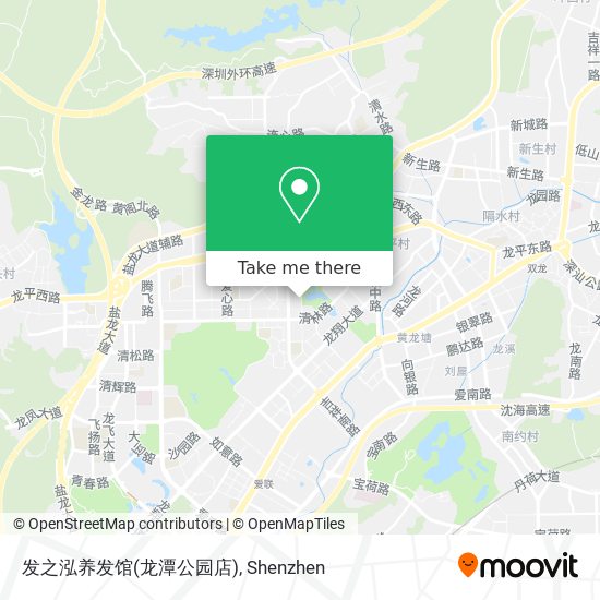 发之泓养发馆(龙潭公园店) map