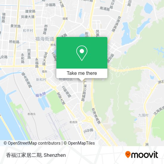 香福江家居二期 map