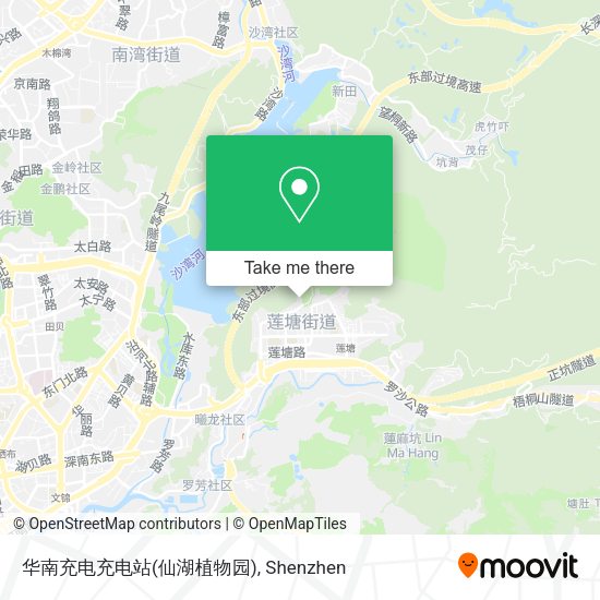 华南充电充电站(仙湖植物园) map