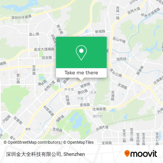 深圳金大全科技有限公司 map