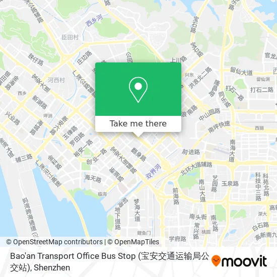 Bao'an Transport Office Bus Stop (宝安交通运输局公交站) map