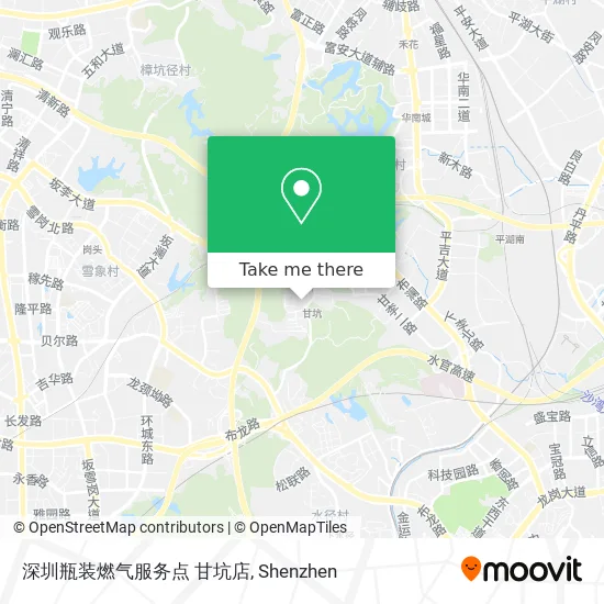 深圳瓶装燃气服务点  甘坑店 map
