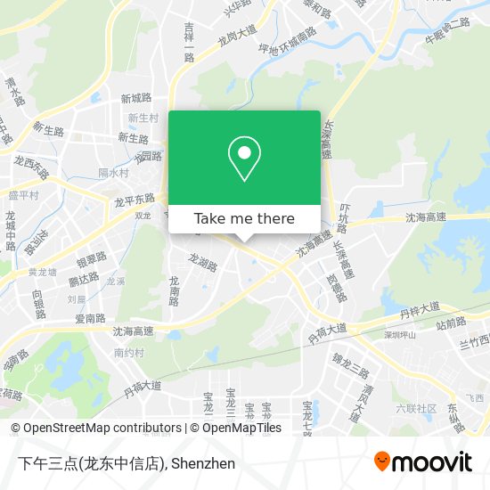 下午三点(龙东中信店) map