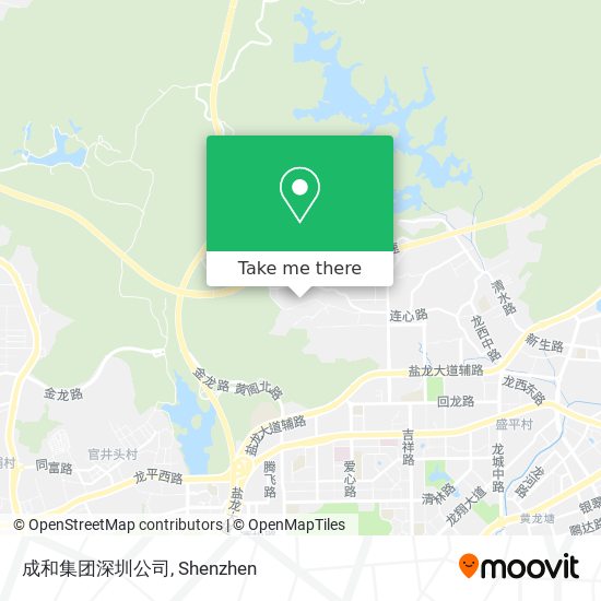 成和集团深圳公司 map