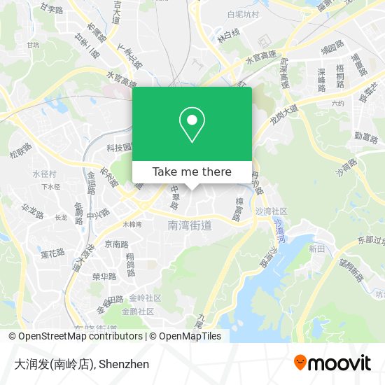 大润发(南岭店) map