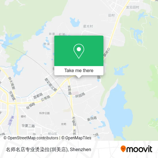 名师名店专业烫染拉(圳美店) map