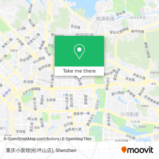 重庆小面馆(松坪山店) map