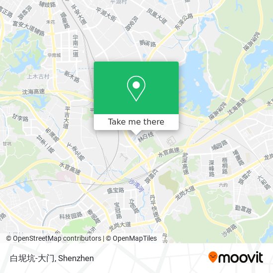 白坭坑-大门 map
