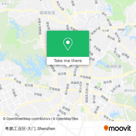 粤鹏工业区-大门 map