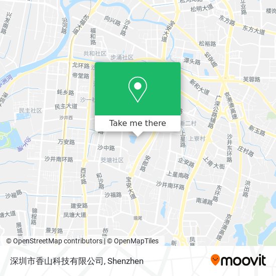 深圳市香山科技有限公司 map