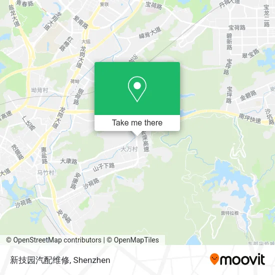 新技园汽配维修 map