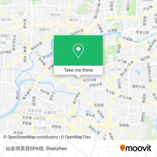仙姿雨美容SPA馆 map