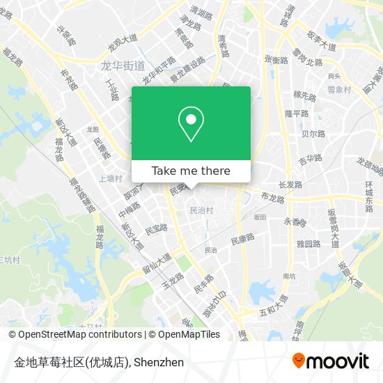 金地草莓社区(优城店) map