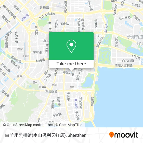 白羊座照相馆(南山保利天虹店) map