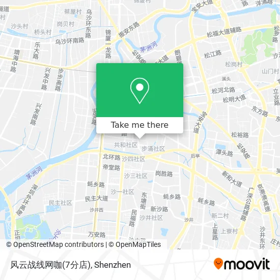 风云战线网咖(7分店) map