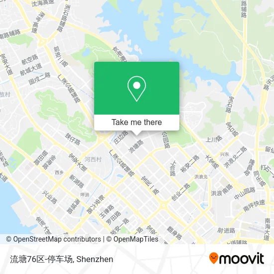 流塘76区-停车场 map