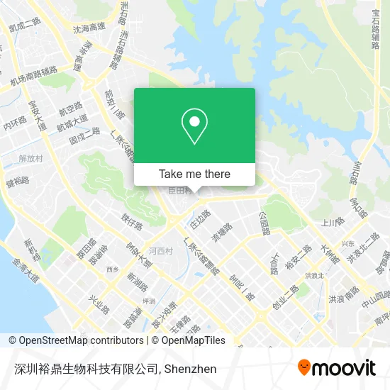 深圳裕鼎生物科技有限公司 map