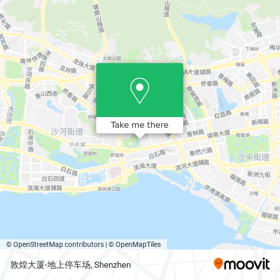敦煌大厦-地上停车场 map