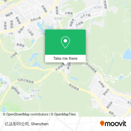 亿达彩印公司 map