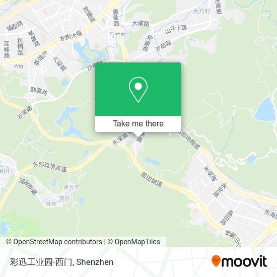 彩迅工业园-西门 map
