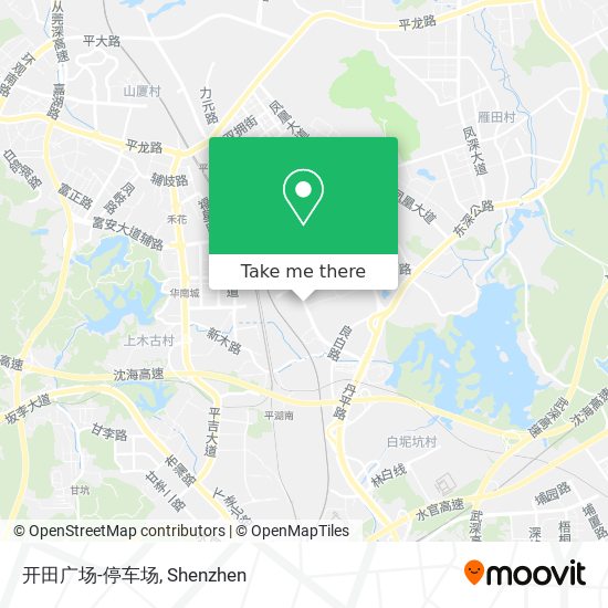 开田广场-停车场 map