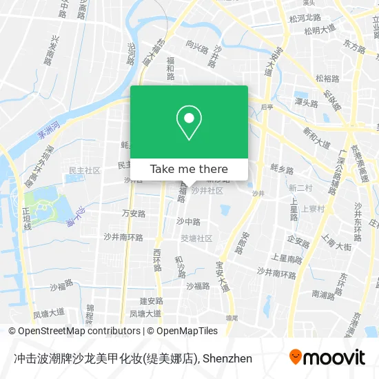 冲击波潮牌沙龙美甲化妆(缇美娜店) map