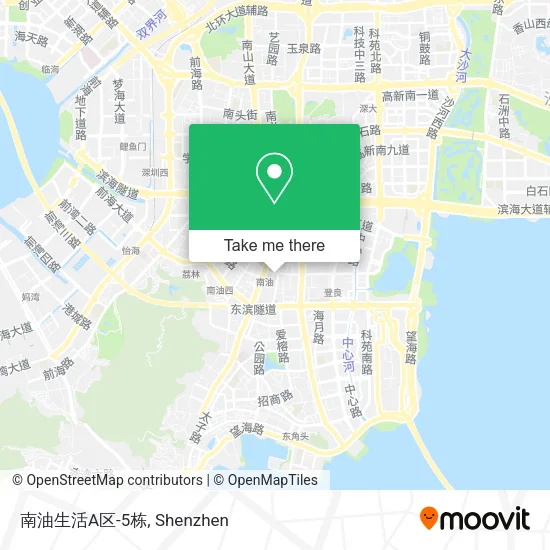 南油生活A区-5栋 map