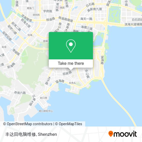 丰达田电脑维修 map