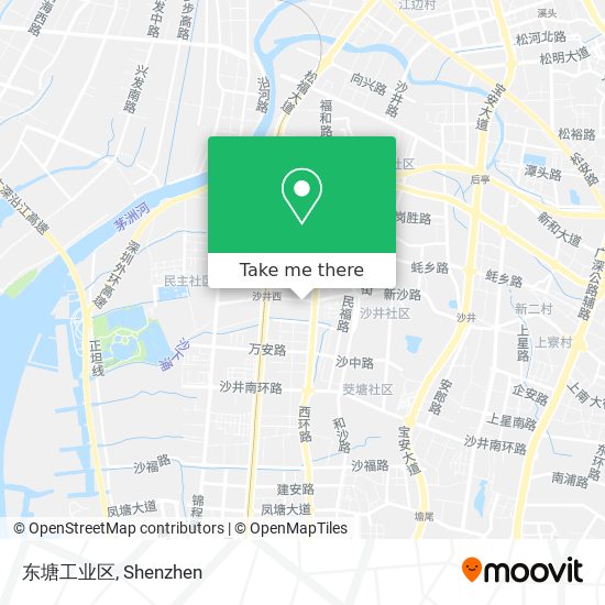 东塘工业区 map