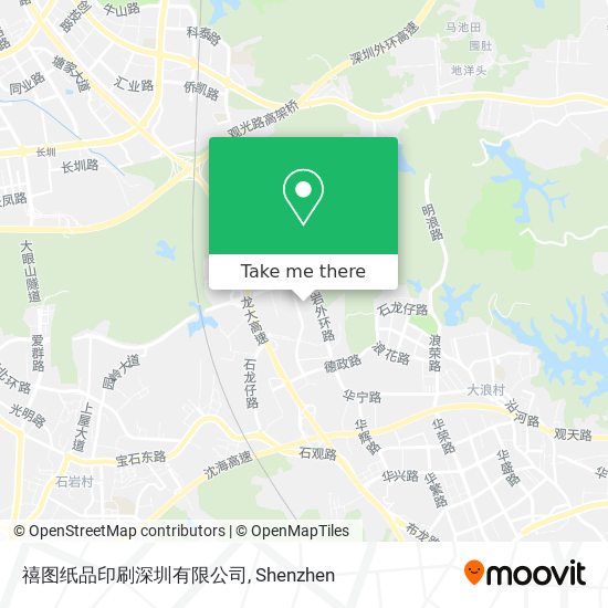 禧图纸品印刷深圳有限公司 map