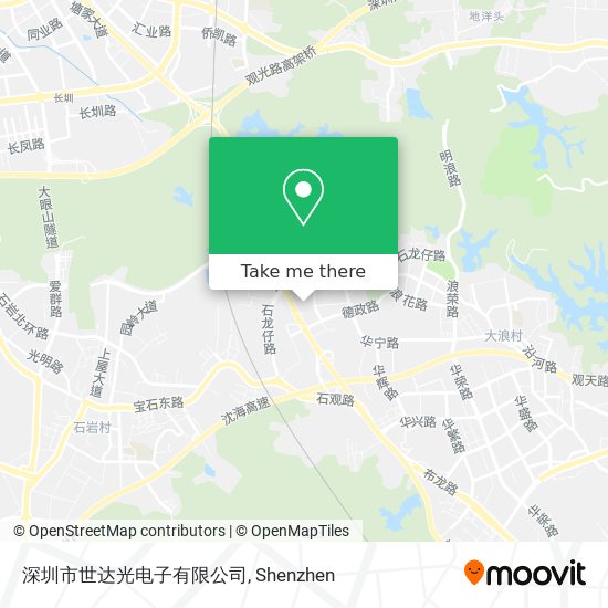 深圳市世达光电子有限公司 map