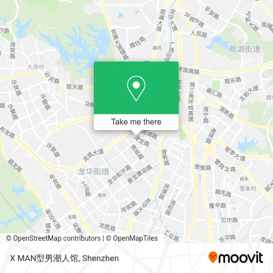 X MAN型男潮人馆 map
