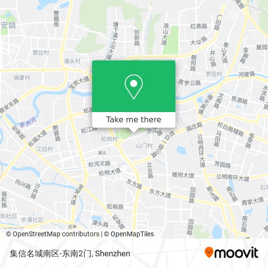 集信名城南区-东南2门 map