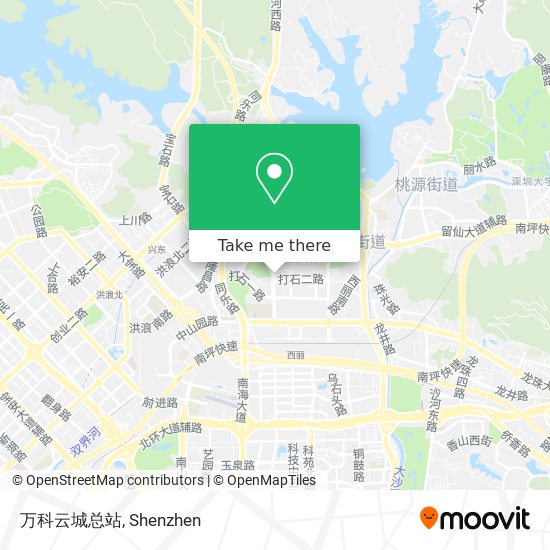 万科云城总站 map