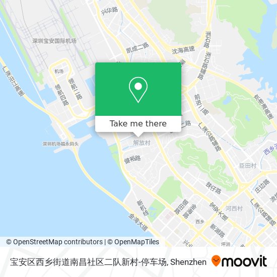 宝安区西乡街道南昌社区二队新村-停车场 map