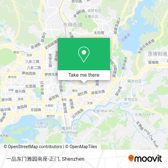 一品东门雅园南座-正门 map