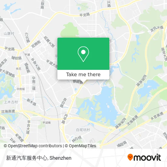 新通汽车服务中心 map