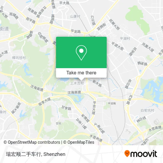 瑞宏顺二手车行 map