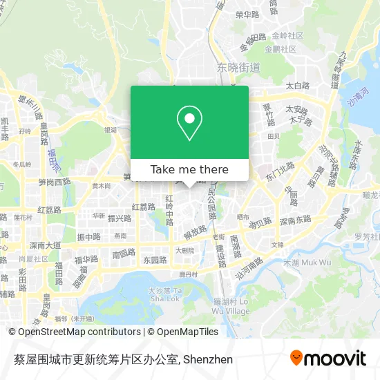 蔡屋围城市更新统筹片区办公室 map