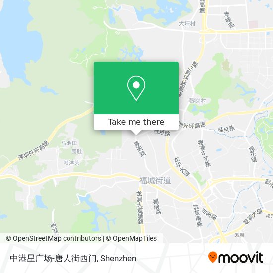 中港星广场-唐人街西门 map