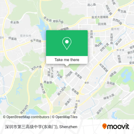 深圳市第三高级中学(东南门) map